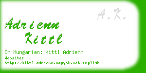 adrienn kittl business card